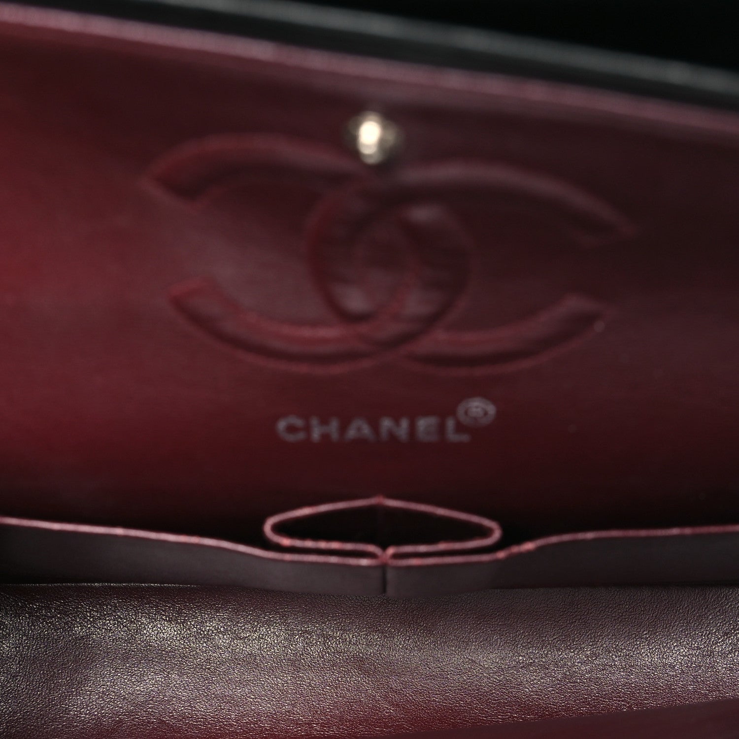 Chanel Lambskin Quilted Medium Double Flap Black