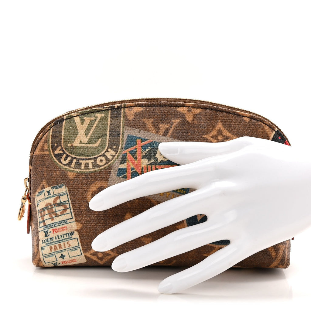 Louis Vuitton Monogram Flight Mode Cosmetic Pouch