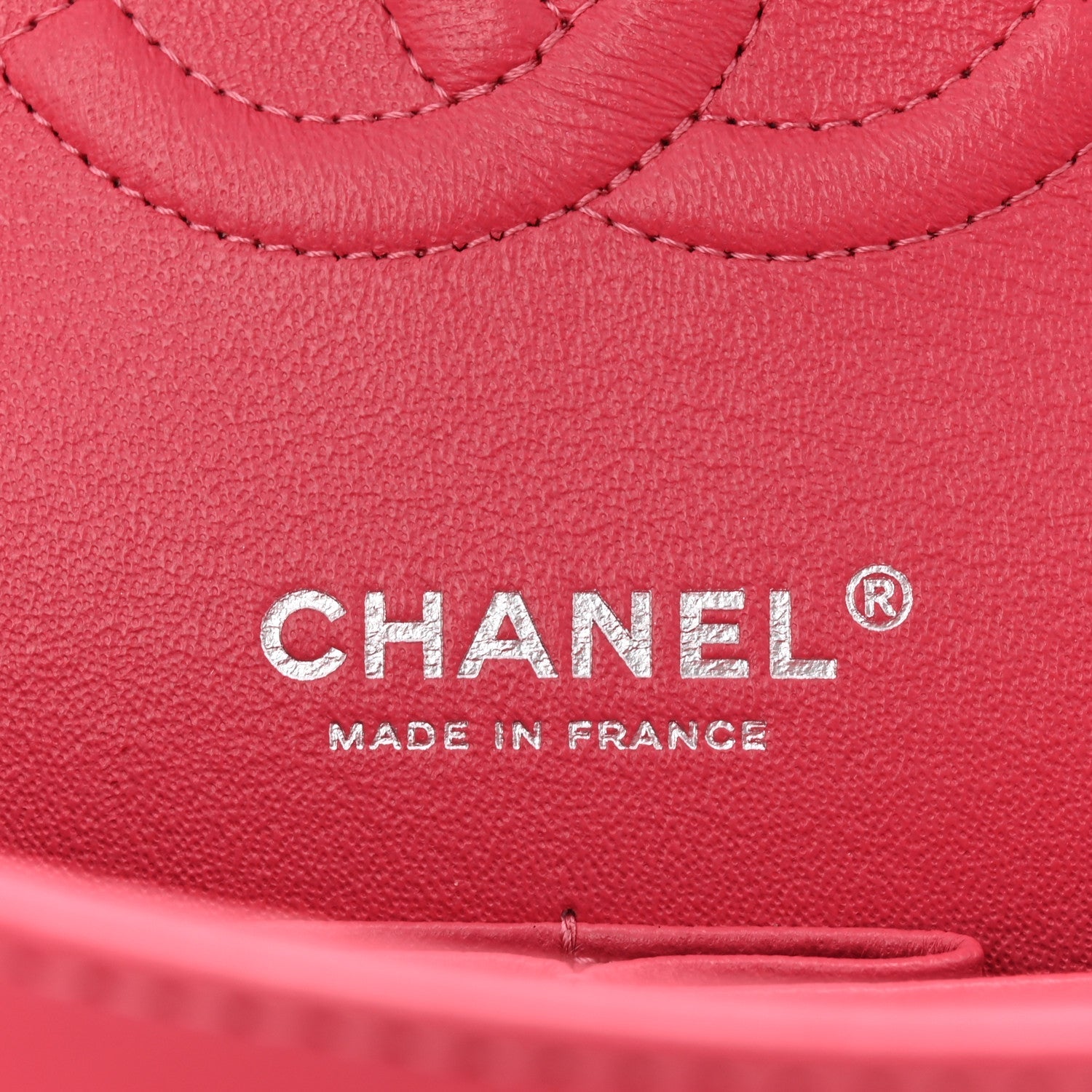 Chanel Lambskin Quilted Medium Double Flap Pink