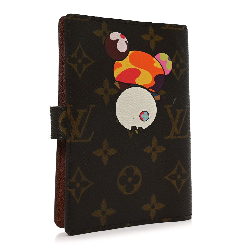 Louis Vuitton Monogram Panda Small Ring Agenda Cover