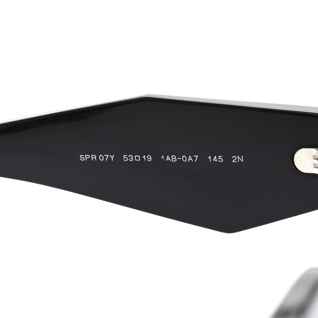 Prada Acetate Symbole Sunglasses SPR 07Y Black