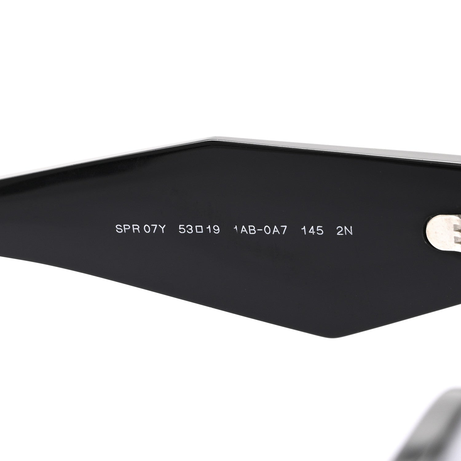 Prada Acetate Symbole Sunglasses SPR 07Y Black