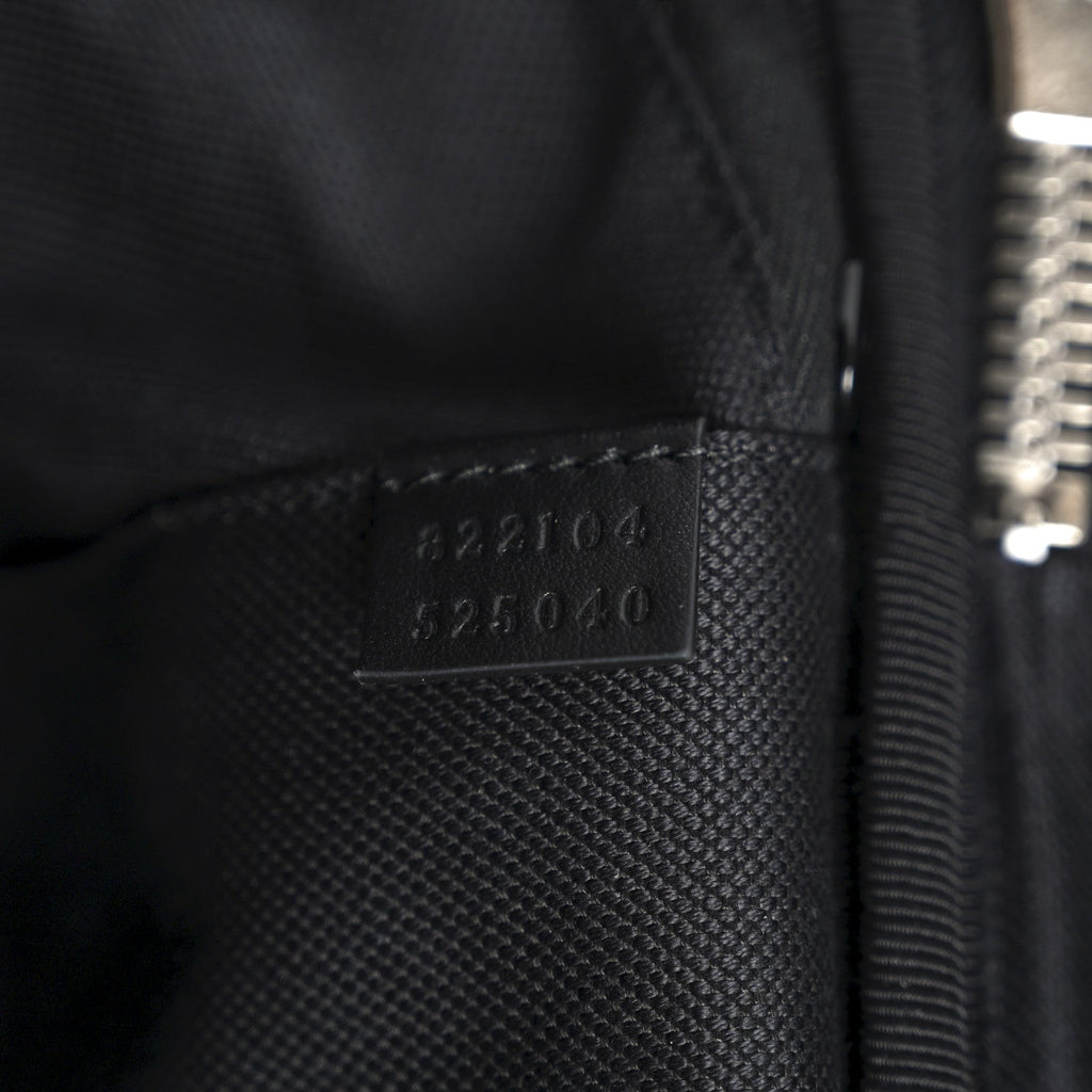 Gucci GG Supreme Monogram Calfskin Cabin Trolley Black
