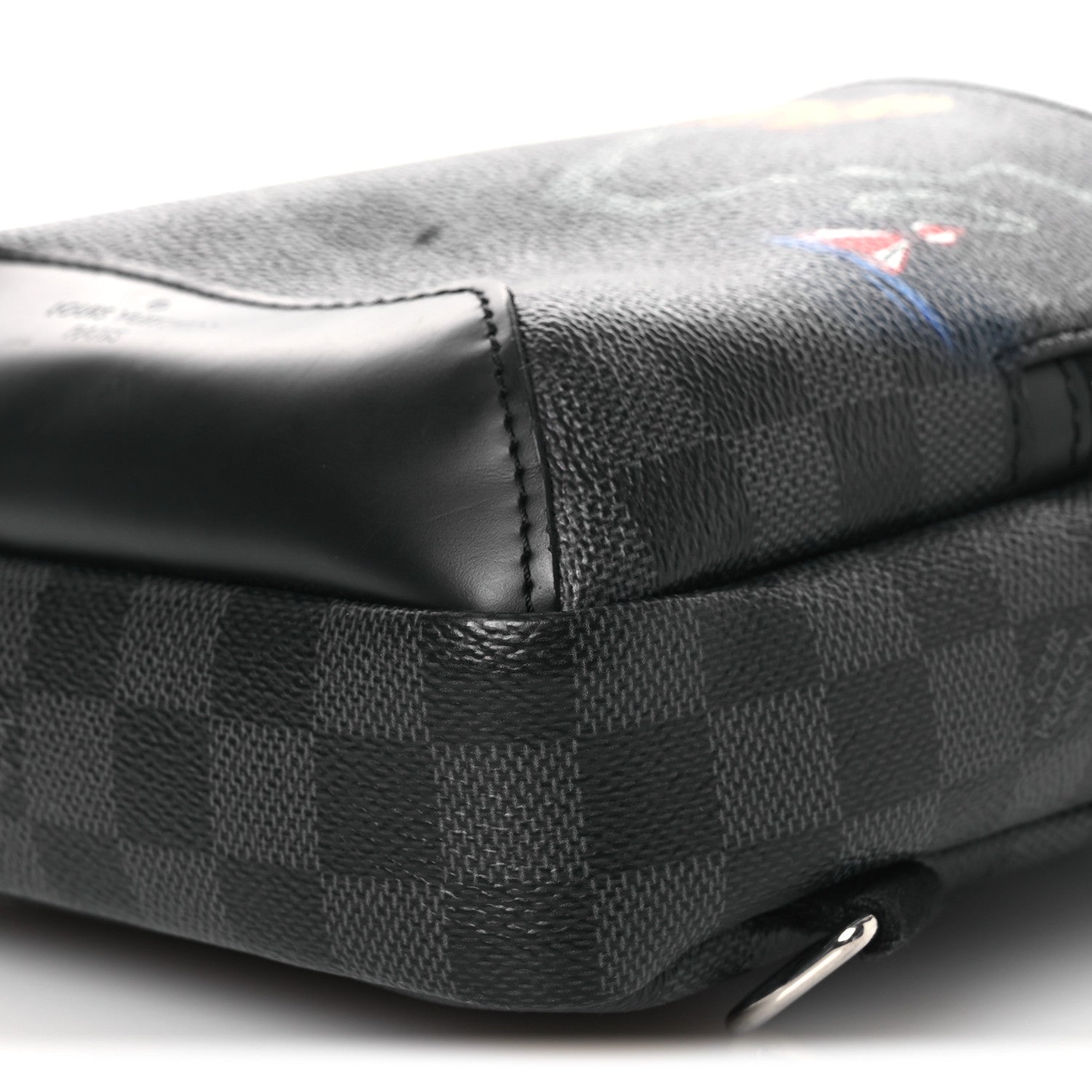Louis Vuitton Damier Graphite World Map Avenue Sling Backpack