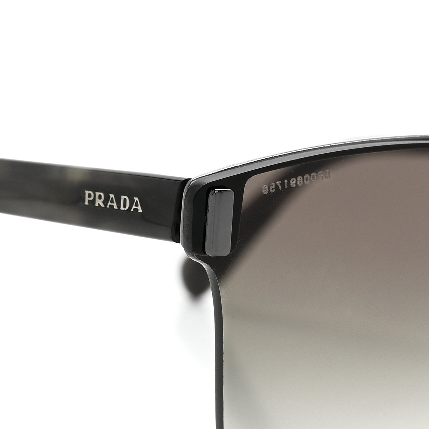 Prada Cat Eye Sunglasses SPR 67T Silver