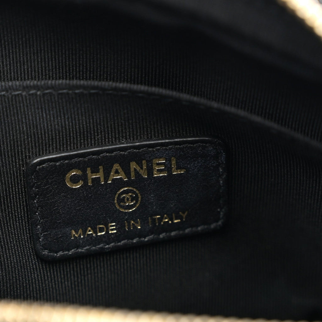 Chanel Lambskin Quilted Waist Bag Black