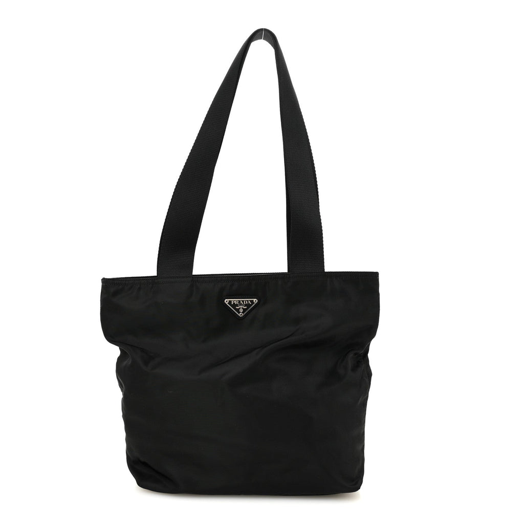 Prada Tessuto Nylon Shopping Tote Black