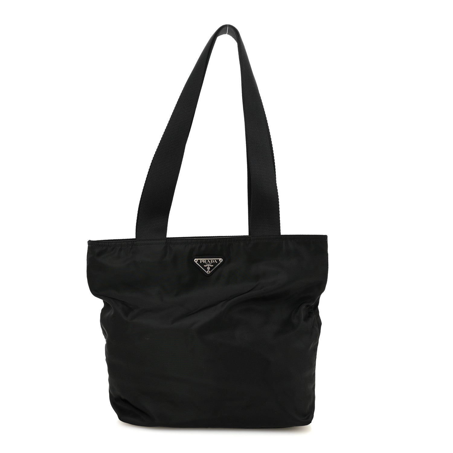 Prada Tessuto Nylon Shopping Tote Black