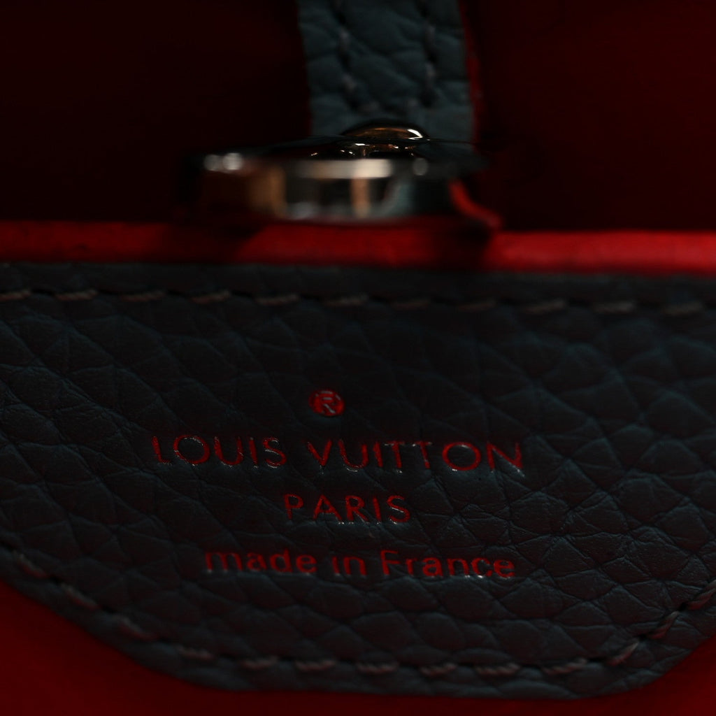 Louis Vuitton Taurillon Capucines BB Ciel