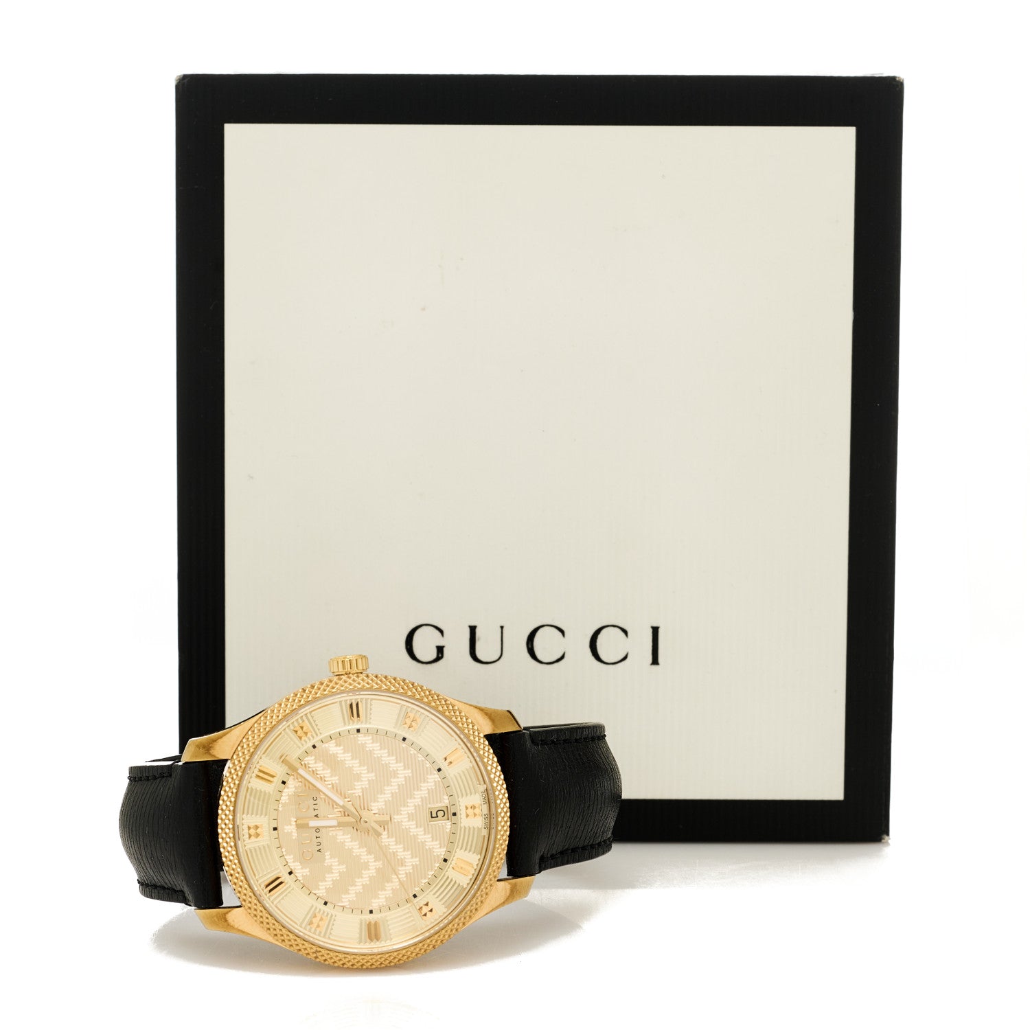 Gucci Stainless Steel Calfskin 40mm G-Timeless Eryx Automatic Watch Gold