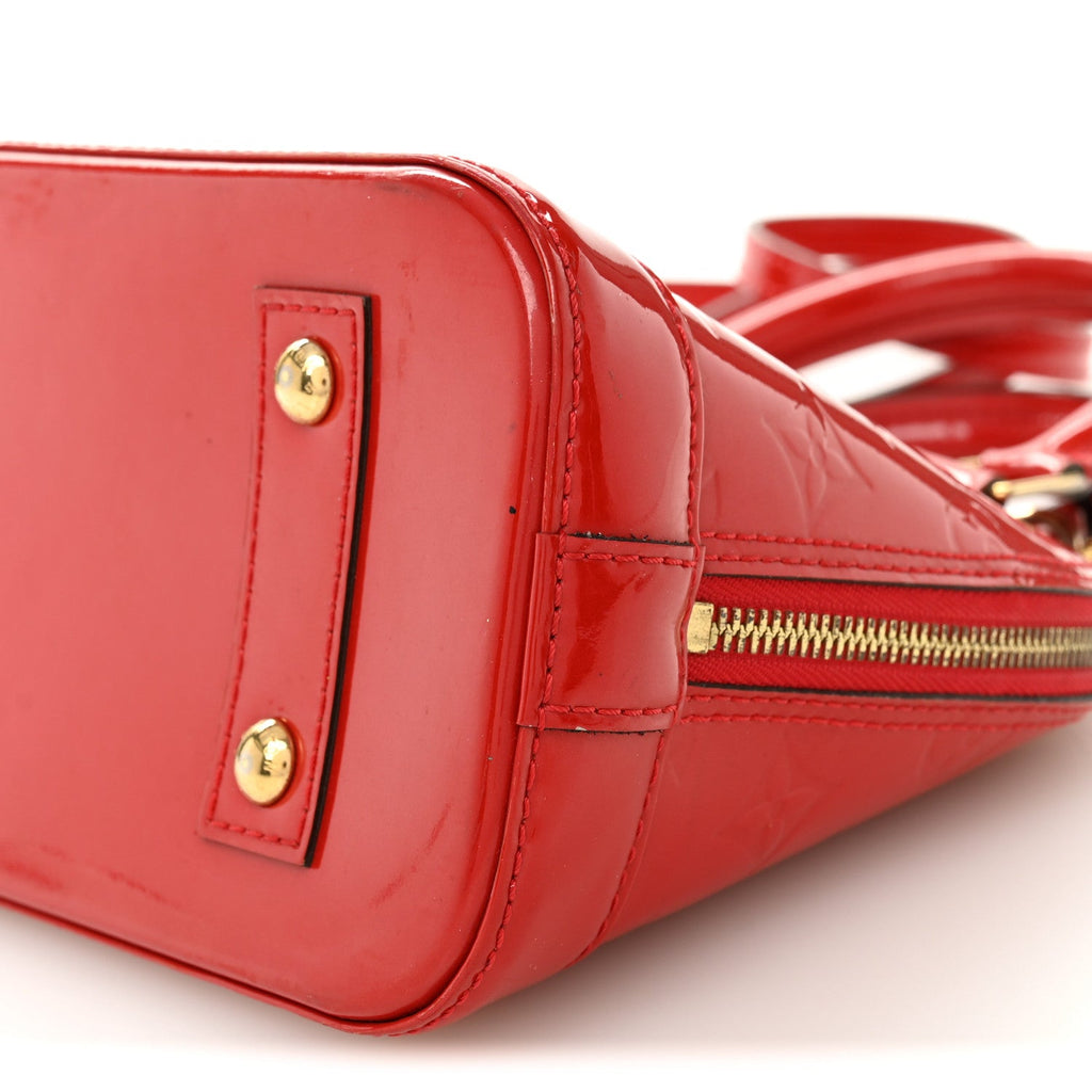 Louis Vuitton Vernis Alma BB Cherry