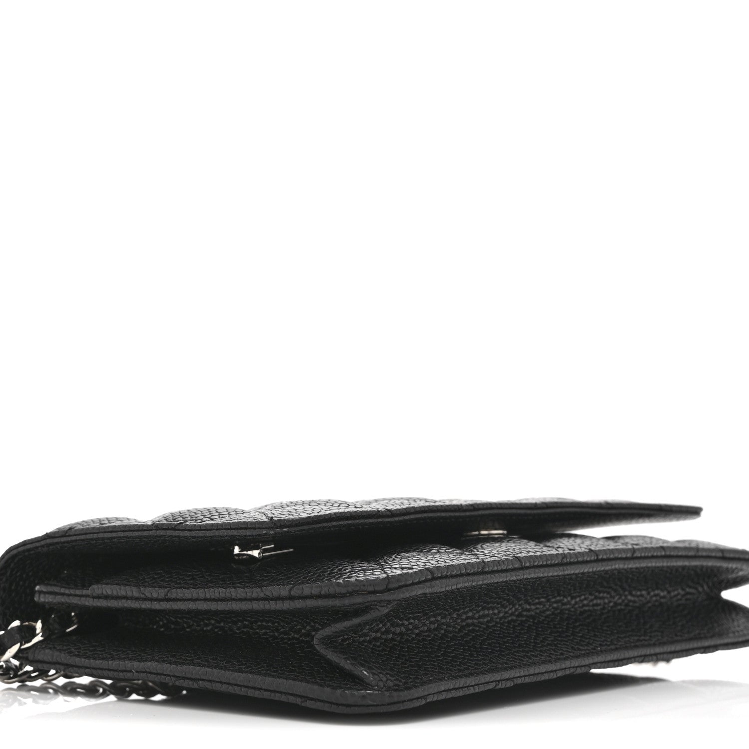 Chanel Caviar Quilted Wallet on Chain WOC Black
