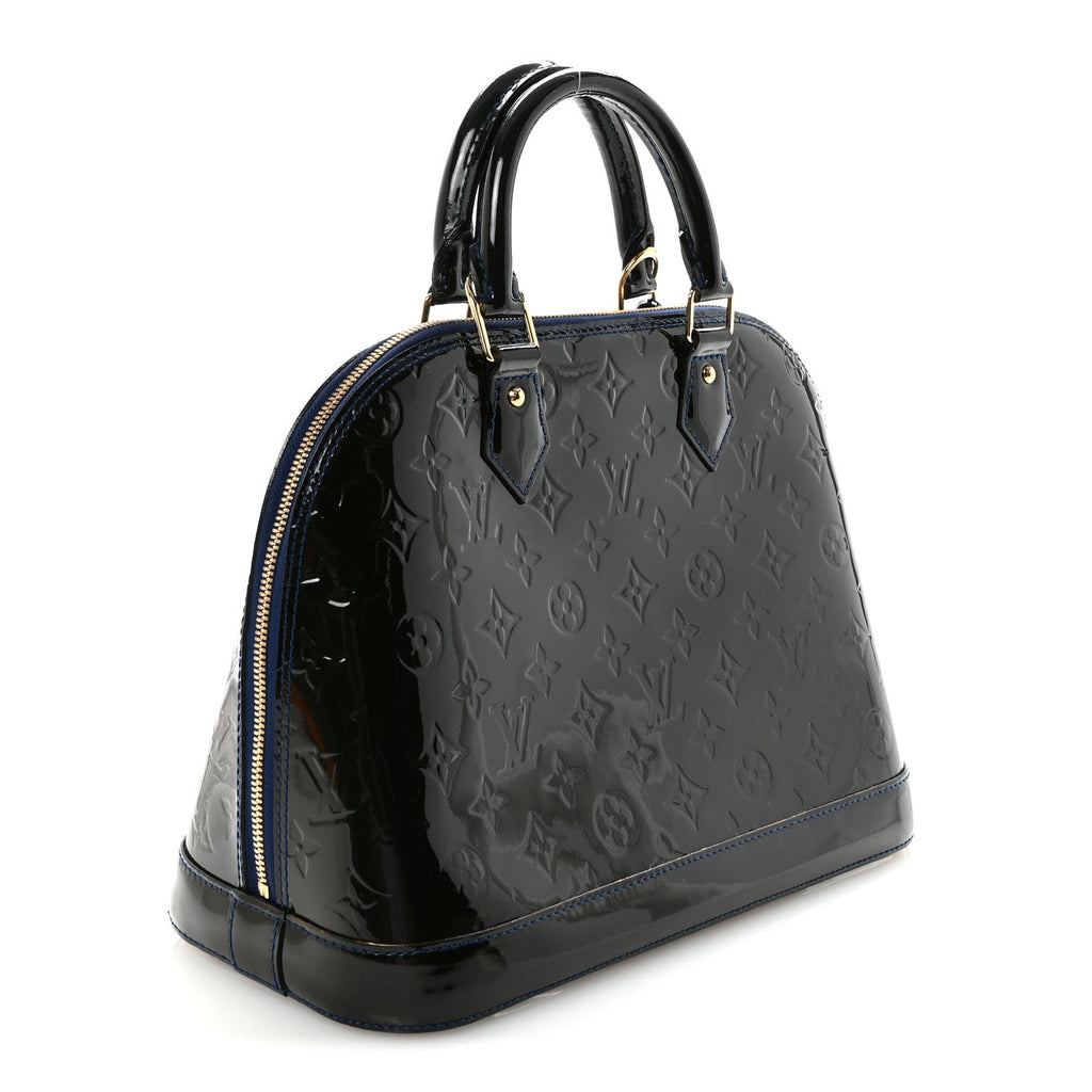 Louis Vuitton Vernis Alma PM Blue Infini