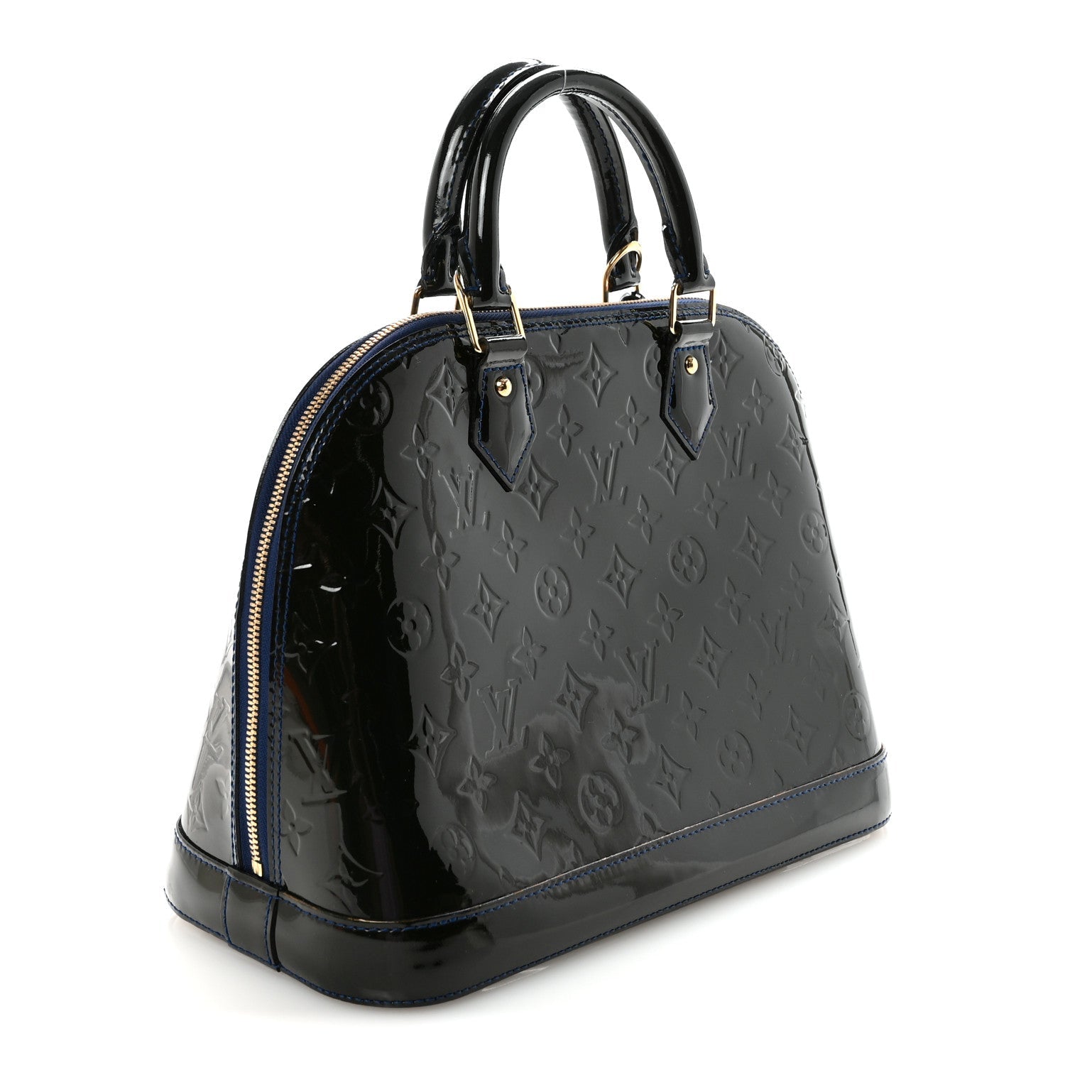Louis Vuitton Vernis Alma PM Blue Infini