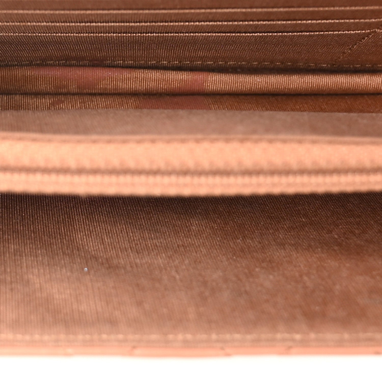 Chanel Calfskin Quilted Boy Square Wallet on Chain WOC Brown