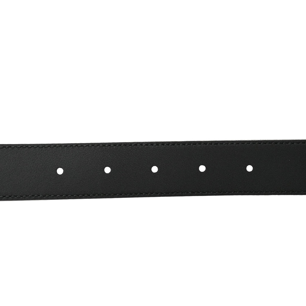 Gucci Calfskin Double G 30mm Belt 75 30 Black