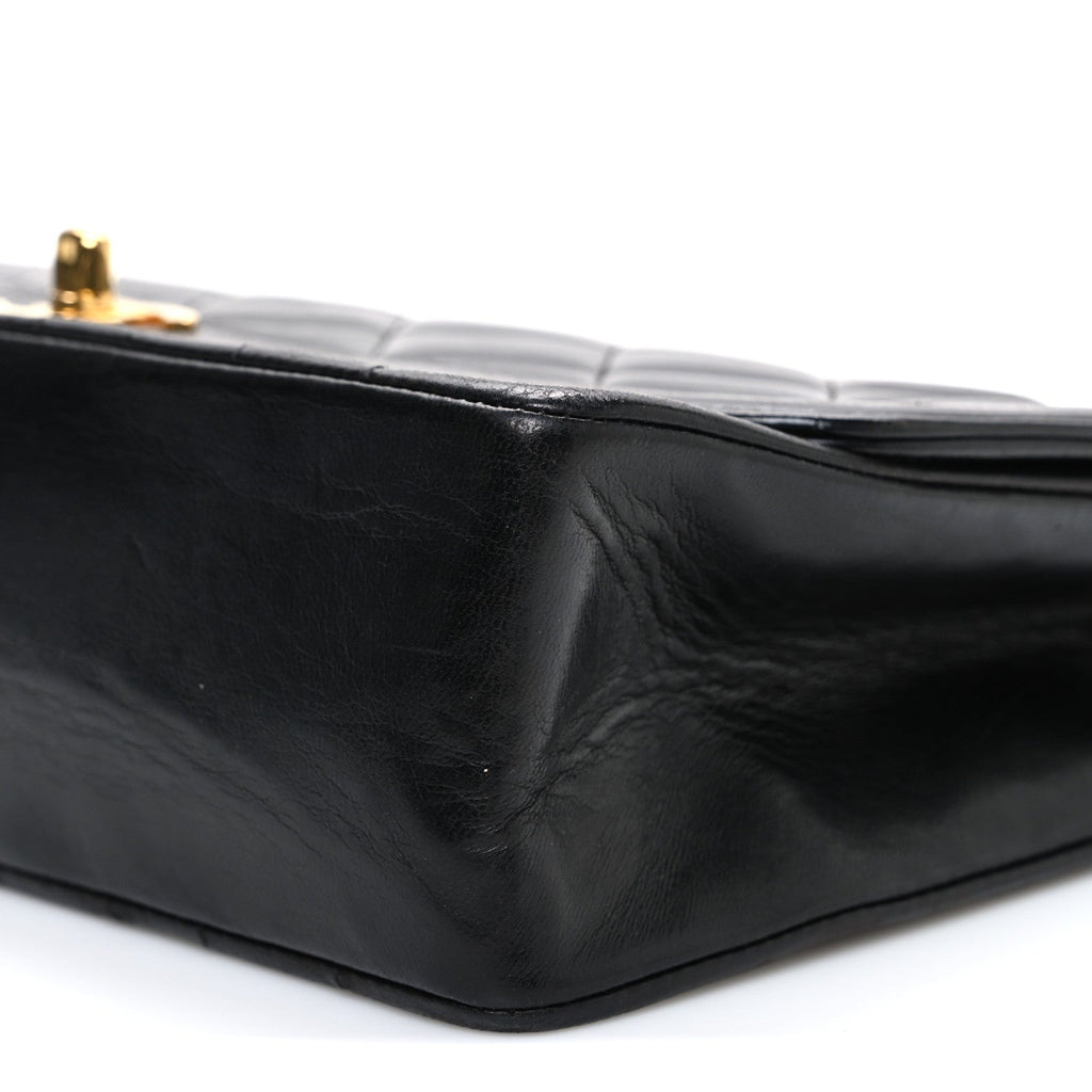 Chanel Lambskin Quilted Medium Single Flap Black