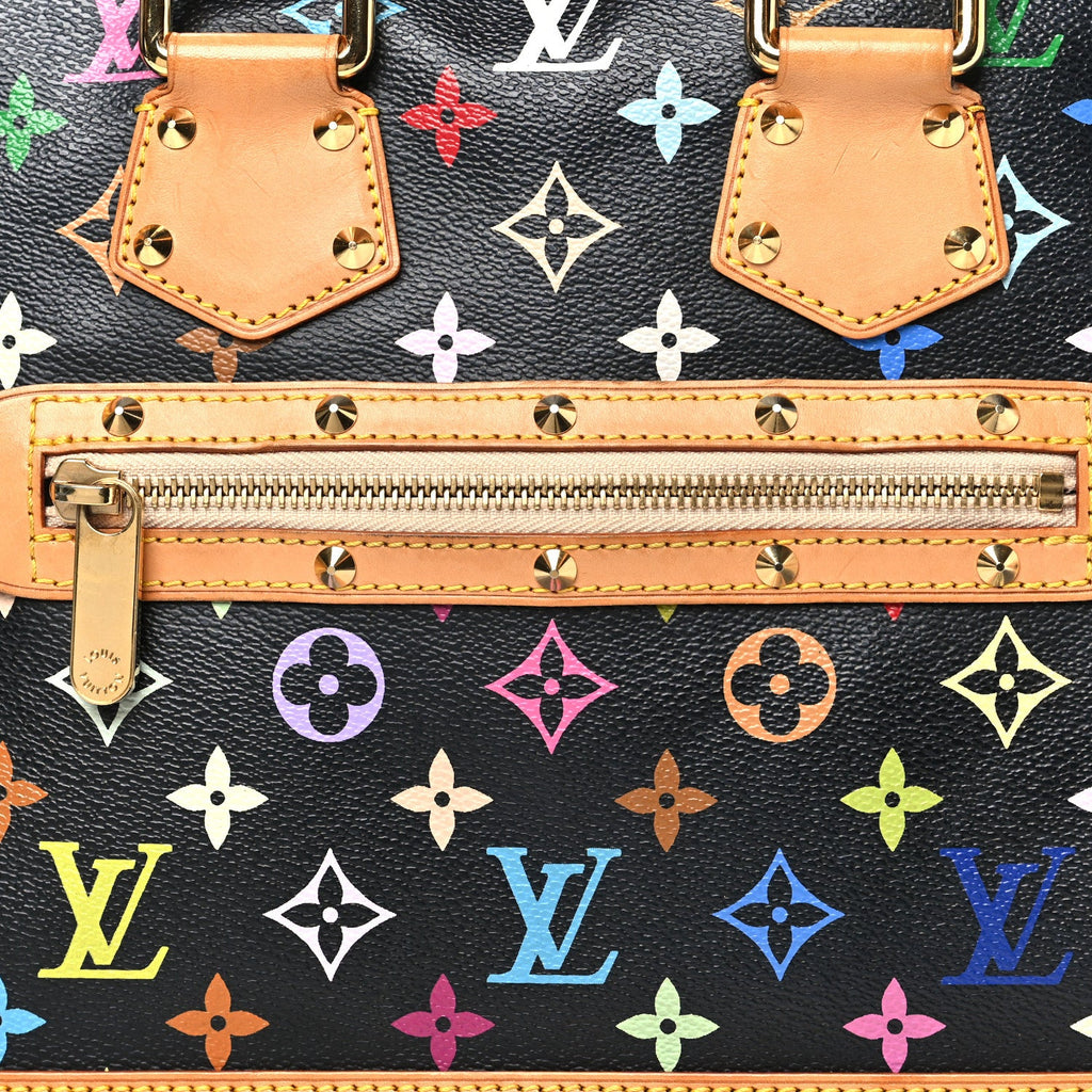 Louis Vuitton Monogram Multicolor Alma PM Black