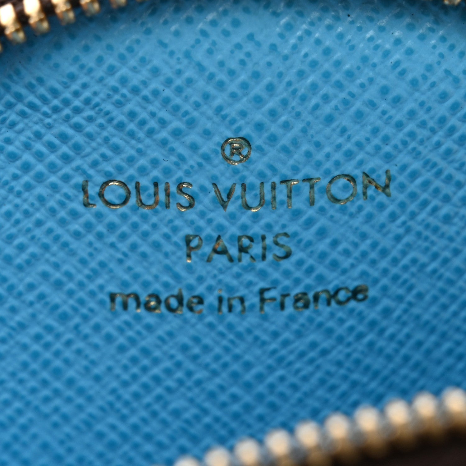 Louis Vuitton Monogram 2022 Christmas Animation Tokyo Round Coin Purse Blue