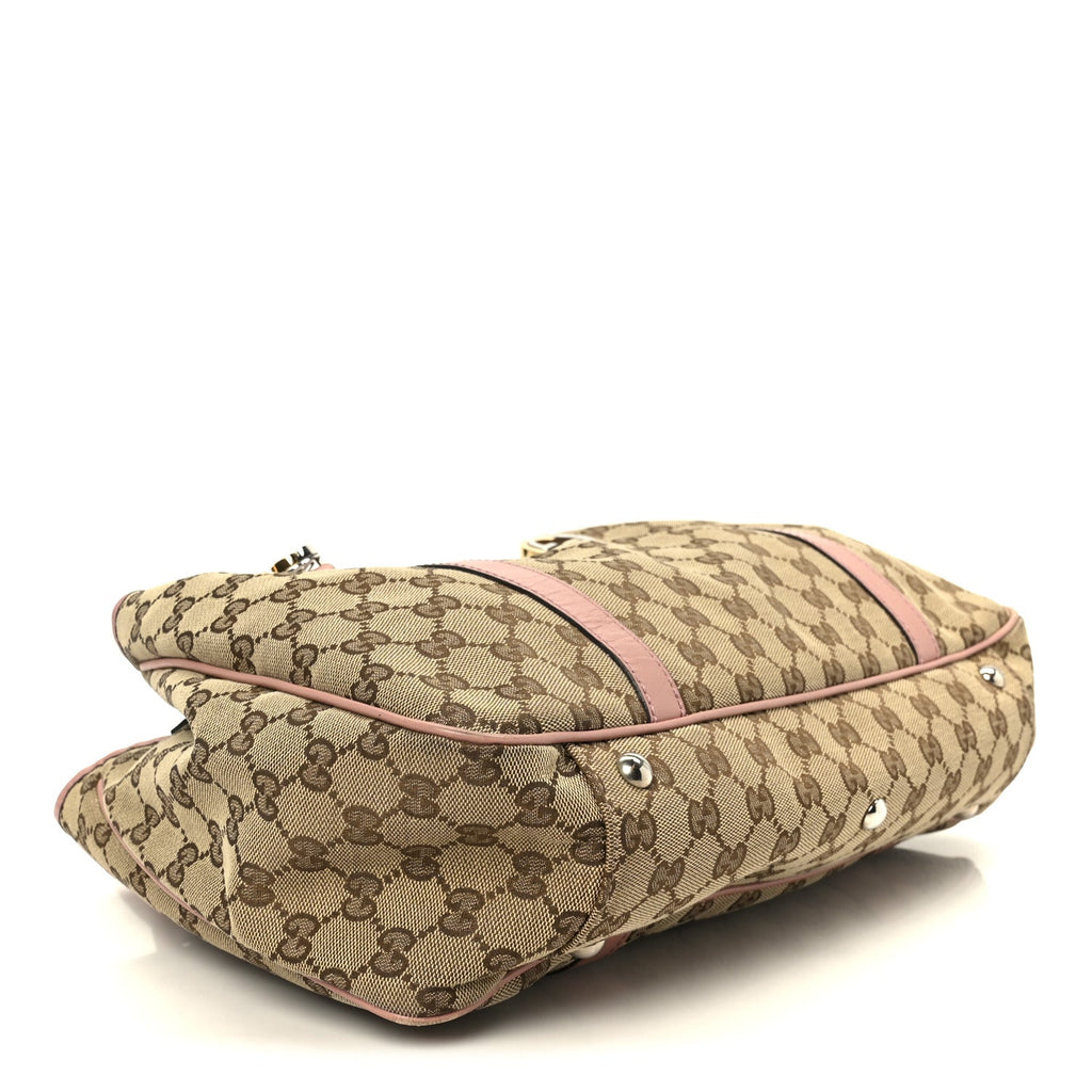 Gucci Monogram Medium Twins Tote Pink