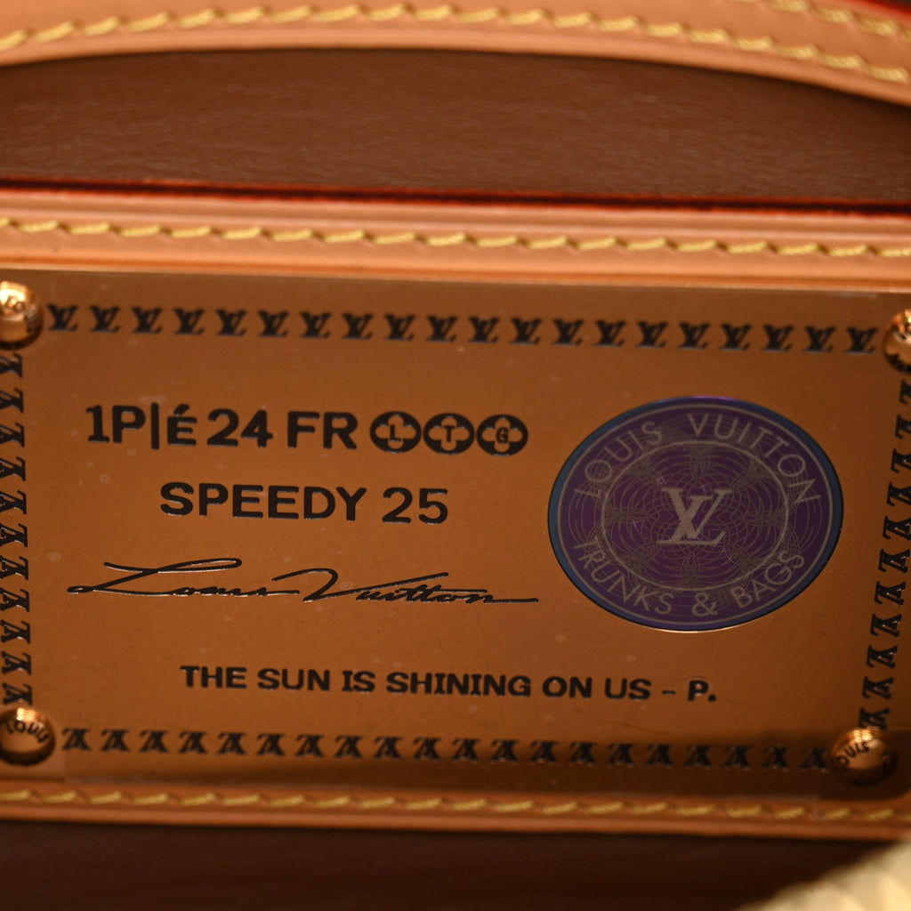 Louis Vuitton Calfskin Monogram Speedy P9 Bandouliere 25 Jaune Mat