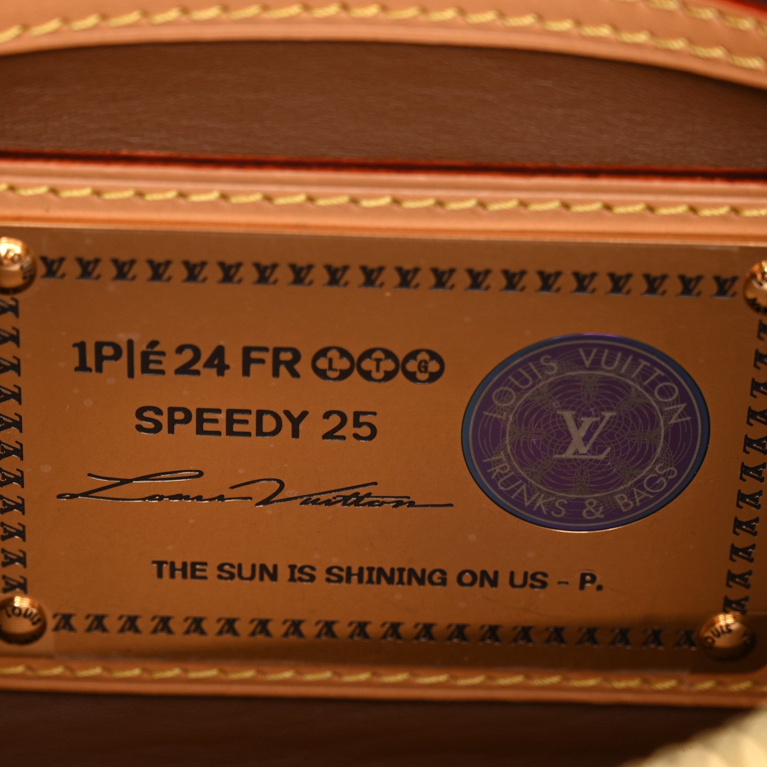 Louis Vuitton Calfskin Monogram Speedy P9 Bandouliere 25 Jaune Mat
