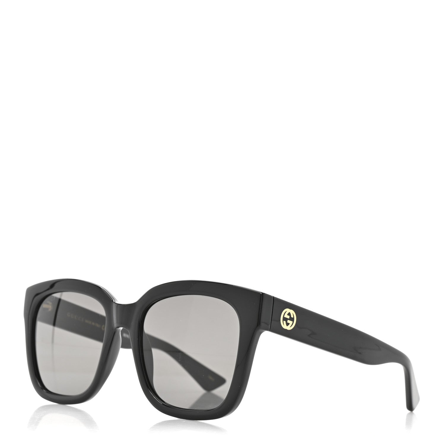 Gucci Acetate Square Frame Sunglasses GG1338S Black