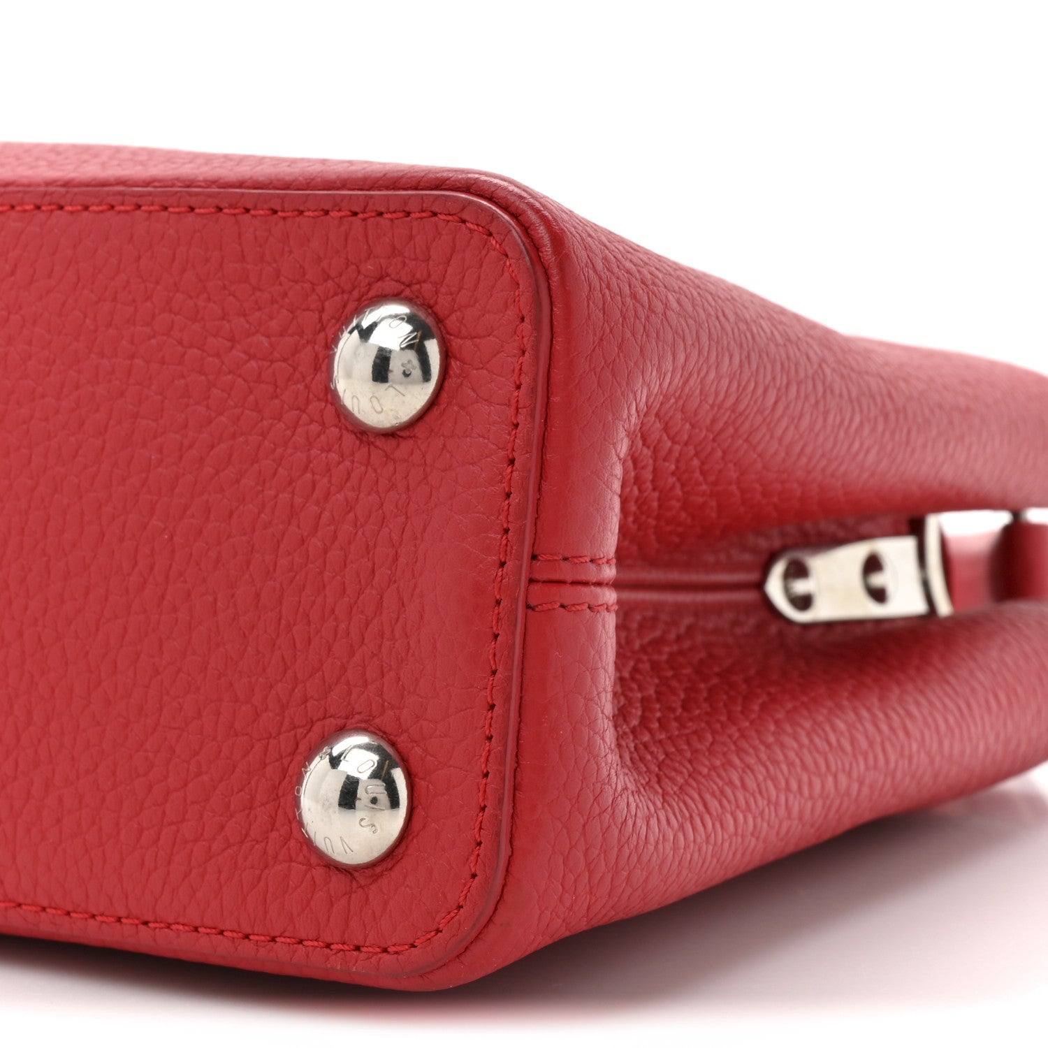 Louis Vuitton Taurillon Capucines BB Scarlet Red