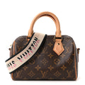 Louis Vuitton Monogram Speedy Bandouliere 20 Black