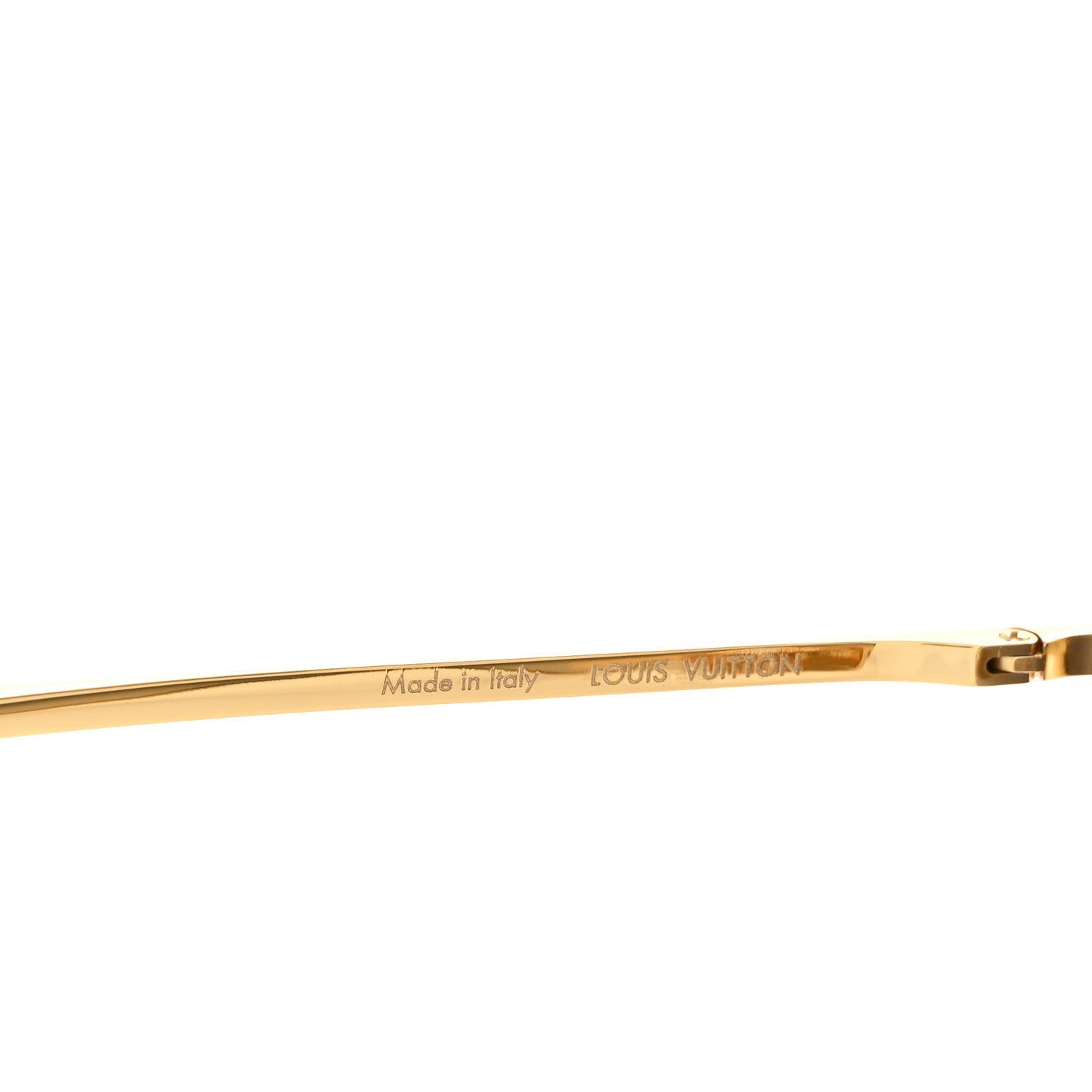 Louis Vuitton Metal LV Star Cat Eye Sunglasses Z1867U Gold