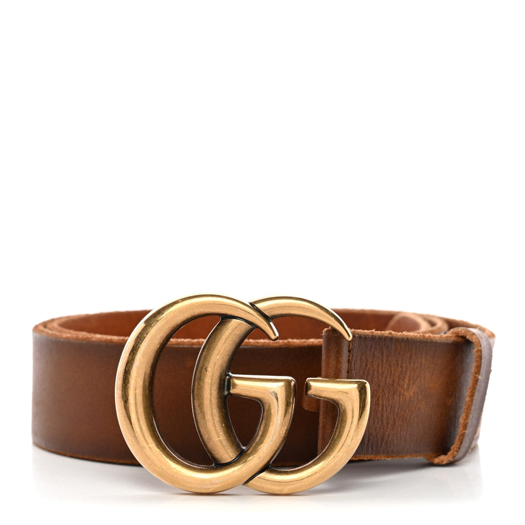 Gucci Faded Calfskin Double G 40mm Belt 85 34 Cuir