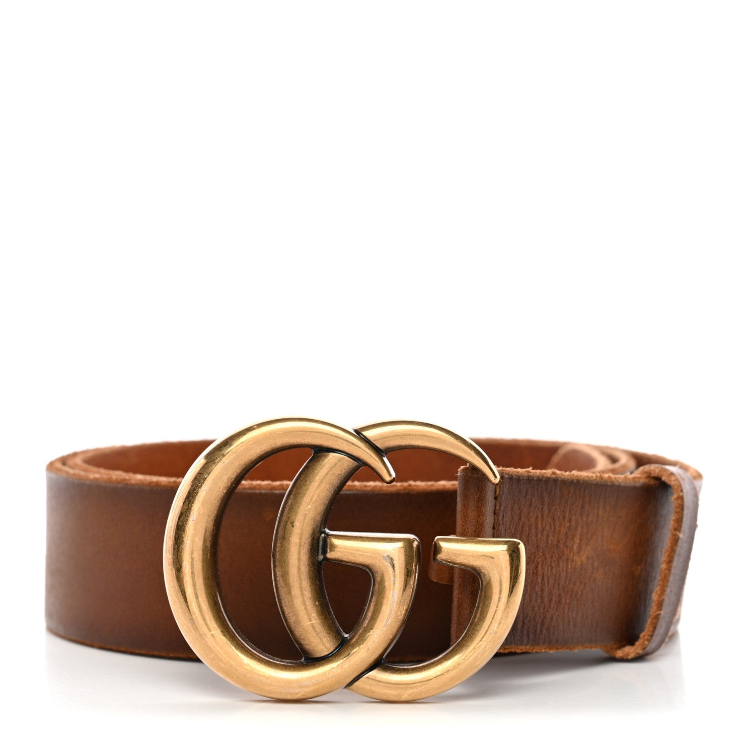 Gucci Faded Calfskin Double G 40mm Belt 85 34 Cuir