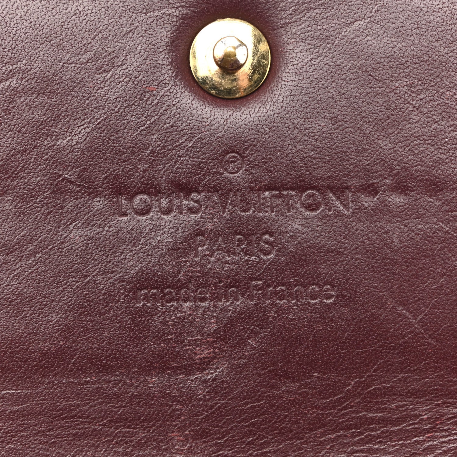 Louis Vuitton Vernis Sarah Wallet Amarante