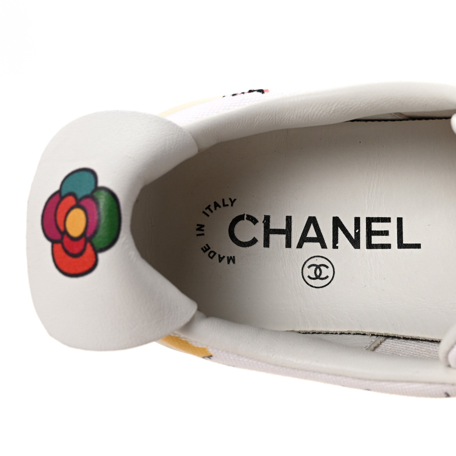 Chanel x Pharrell Williams Canvas Womens Sneakers 36.5 White Multicolor
