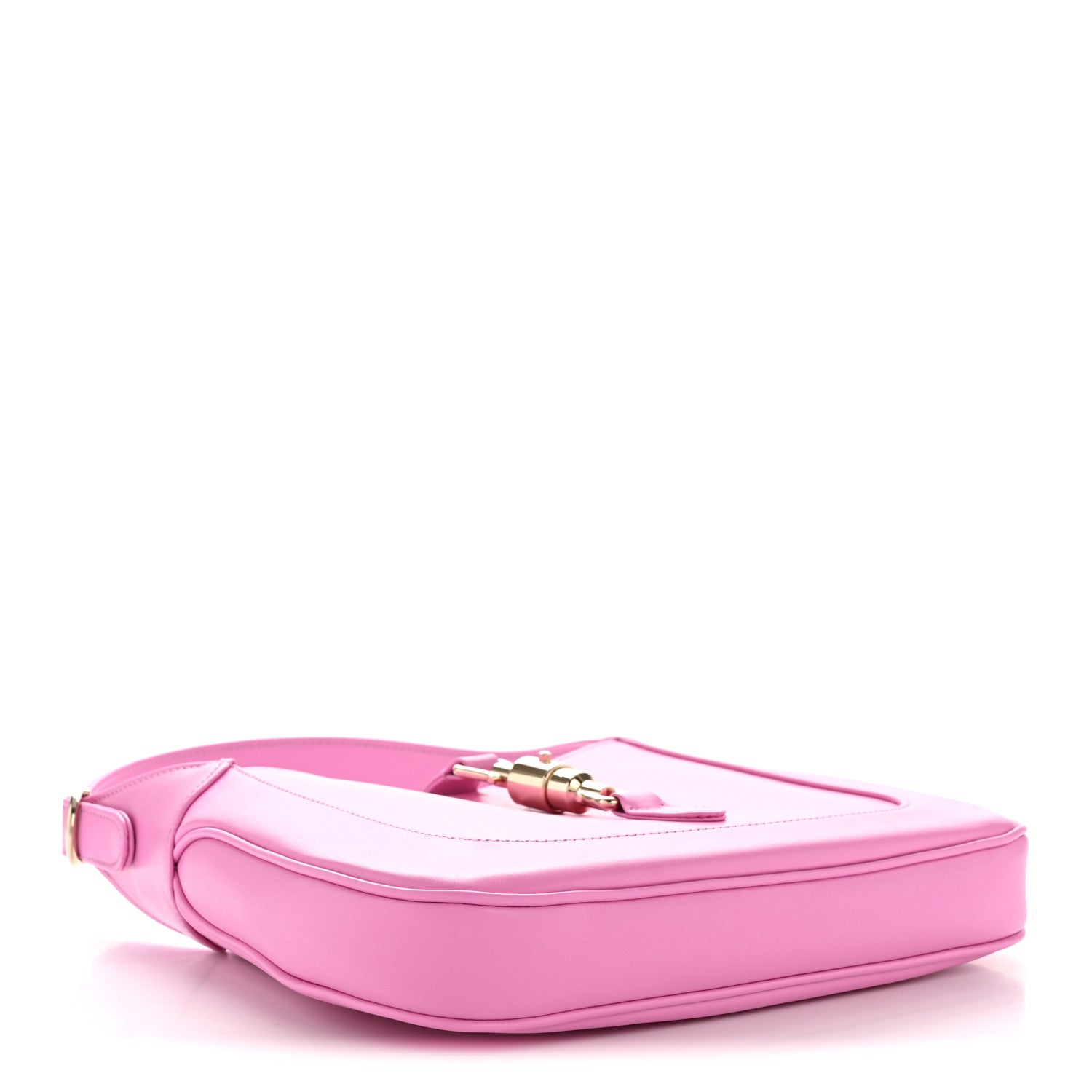 Gucci Ancora Calfskin Web Medium Jackie 1961 Hobo Pink