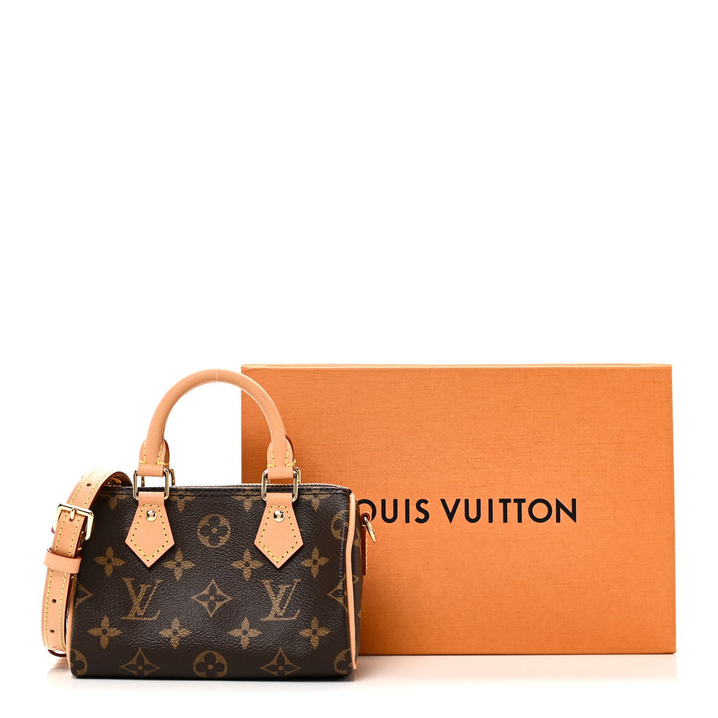 Louis Vuitton Monogram Nano Speedy Bandouliere