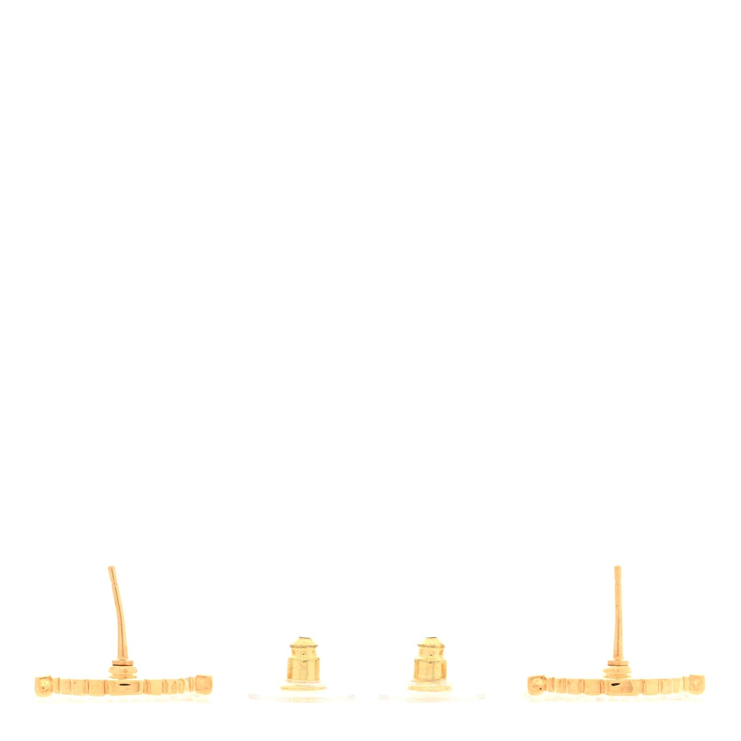 Metal Rue Cambon Earrings Gold
