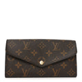 Louis Vuitton Monogram Sarah Wallet NM Coquelicot