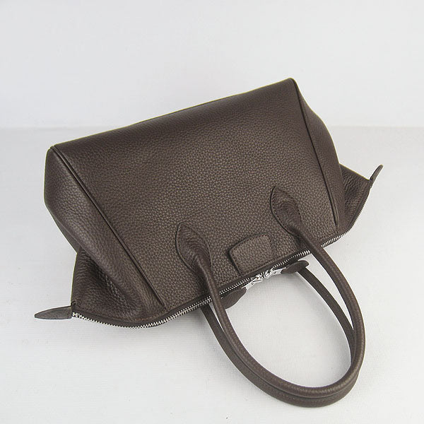 Hermes Paris Bombay Victoria Handbag H2806 dark coffee