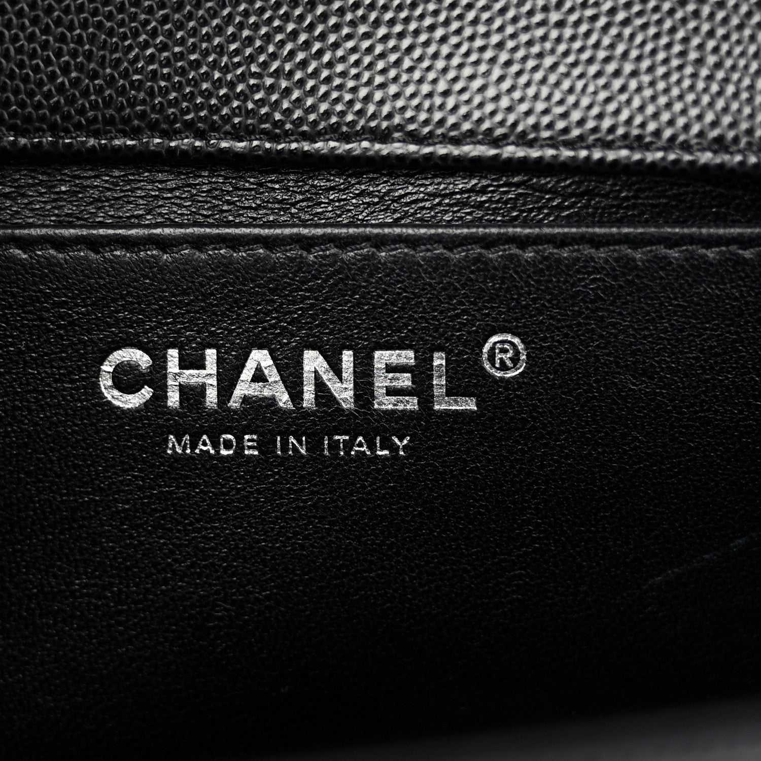 Chanel Caviar Quilted Medium Boy Flap Black