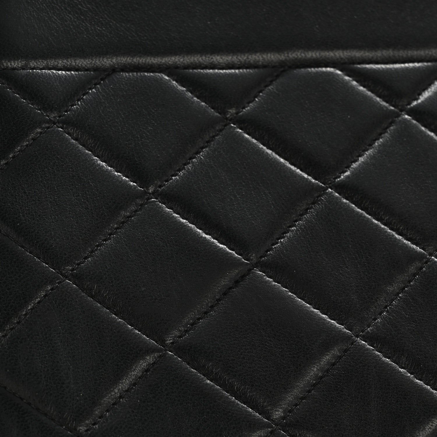 Chanel Lambskin Quilted Medium Single Flap Black