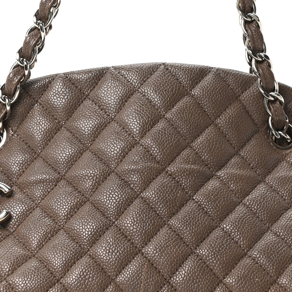 Chanel Caviar Quilted Medium Just Mademoiselle Beige