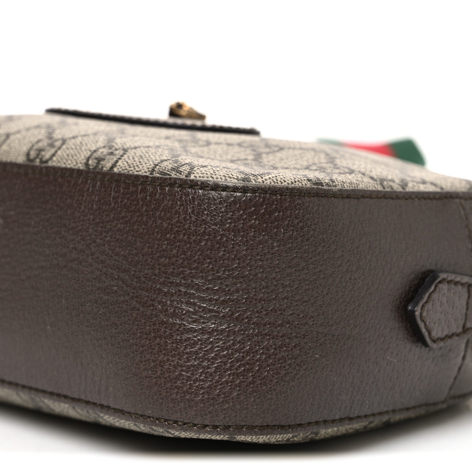Gucci GG Supreme Monogram Web Neo Vintage Shoulder Bag Beige New Acero Crop