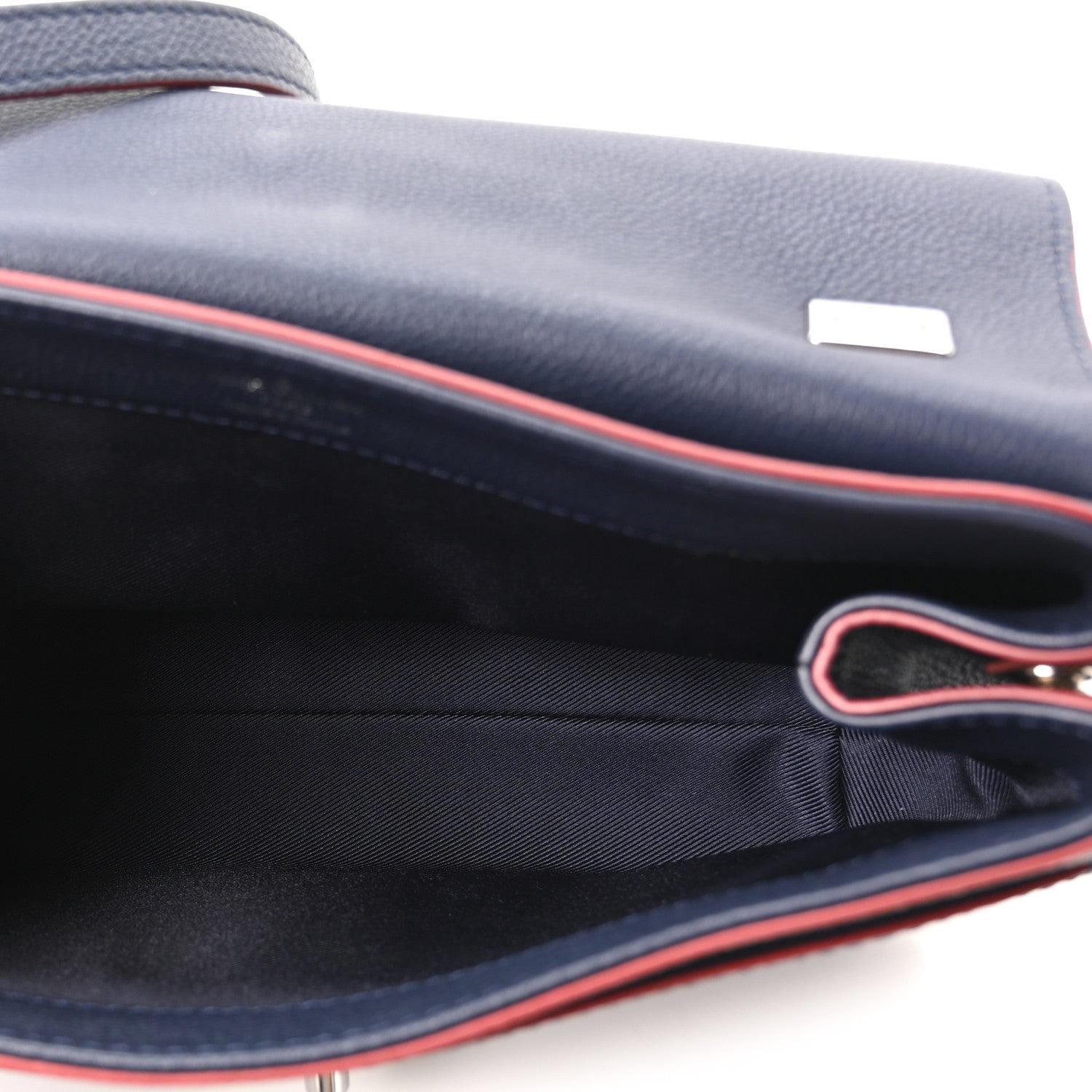 Louis Vuitton Calfskin Lockme II Chain Bag BB Marine Rouge