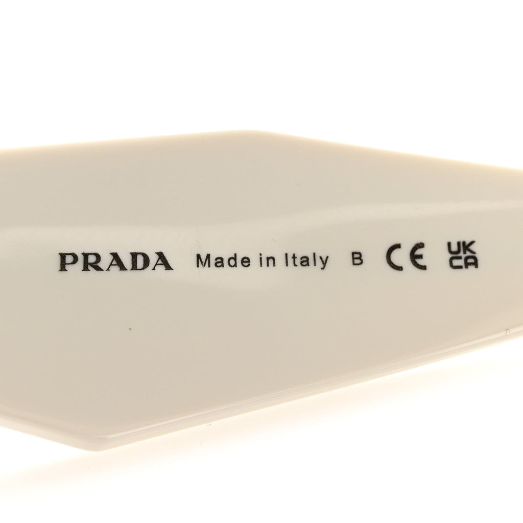 Prada Acetate Symbole Sunglasses SPR 17W White