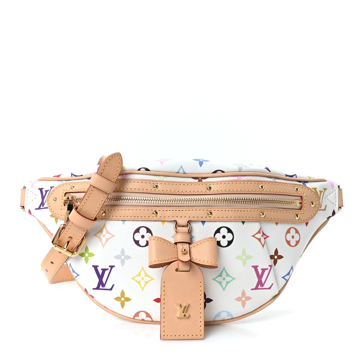 Louis Vuitton LV X TM Monogram Multicolor High Rise Bumbag White
