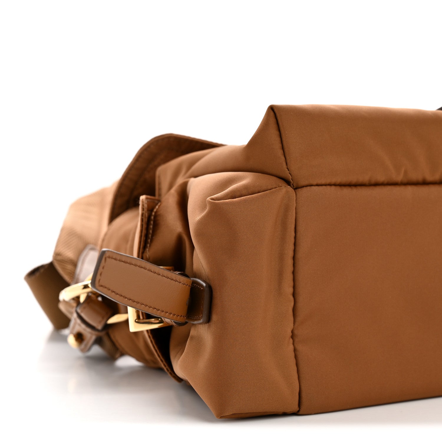 Prada Re-Nylon Medium Explore Shoulder Bag Camel