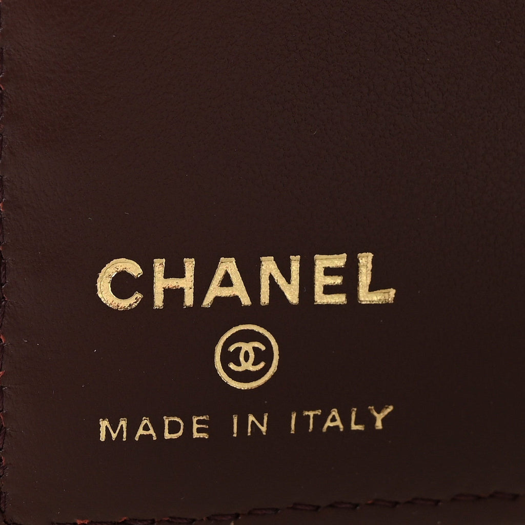 Caviar Quilted Passport Holder Black