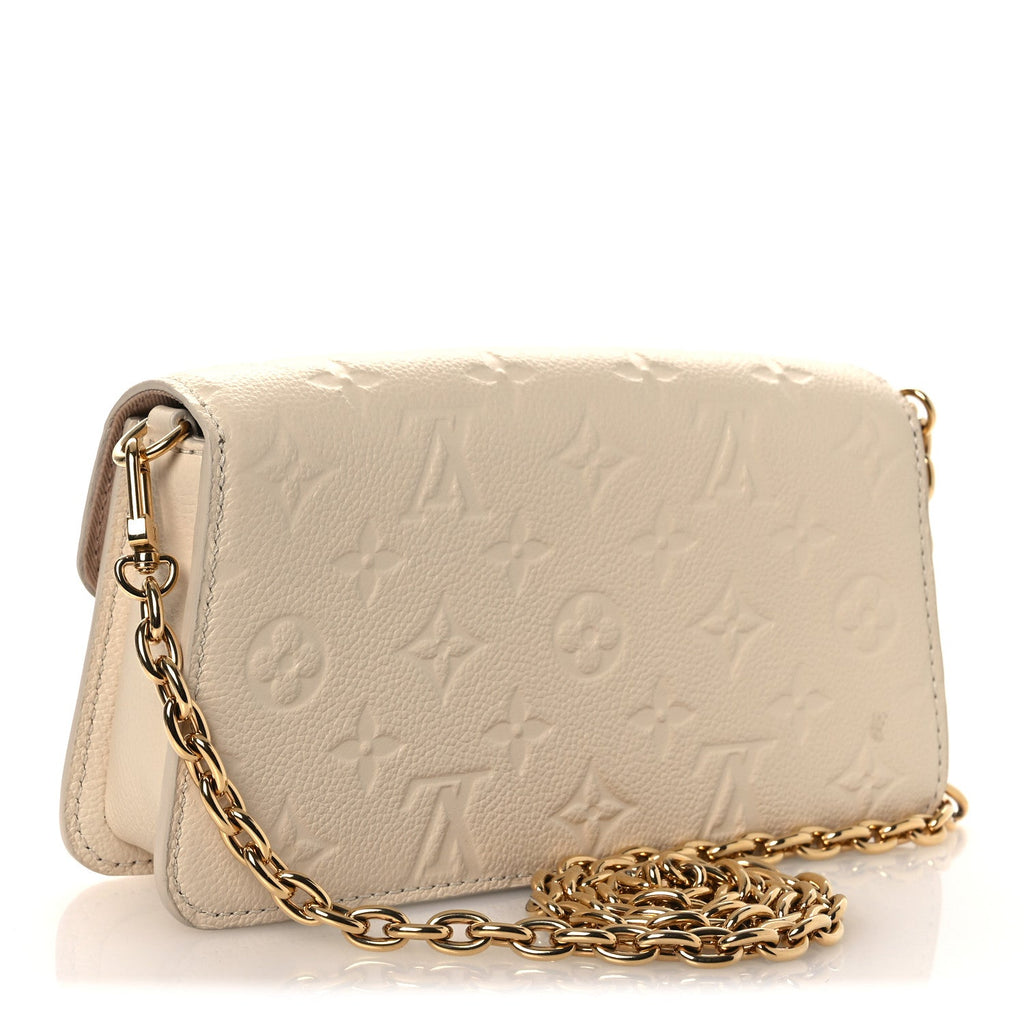 Louis Vuitton Empreinte Metis Wallet On Chain Cream