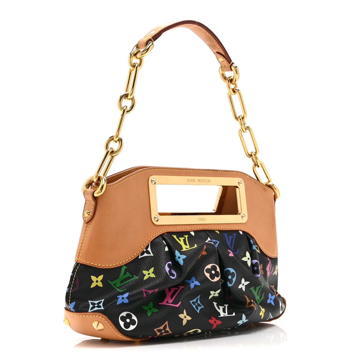 Louis Vuitton Monogram Multicolor Judy PM Black